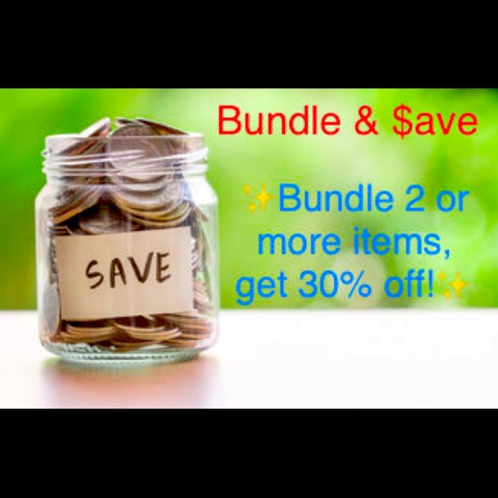 Bundle 4+ items to get 50% off, plus discounted shipping.